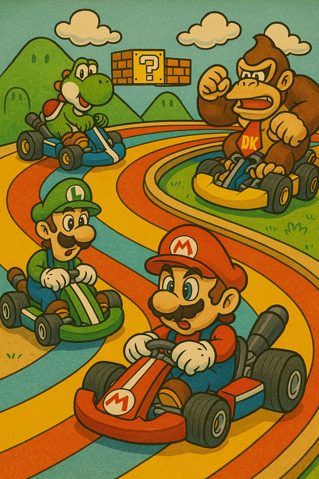 Mystery box Race Track Fun